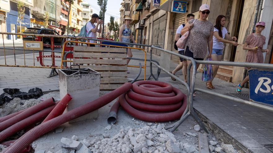 Una avenida de Jijona muy peligrosa en Alicante