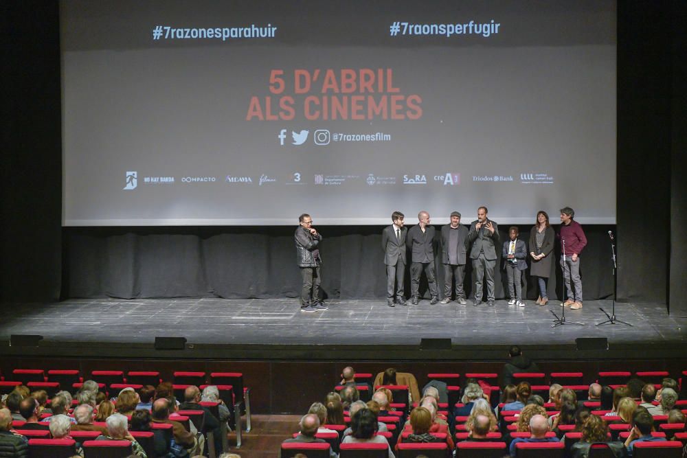 El Kursaal ovaciona el petit «miracle» del film «7 raons per fugir»