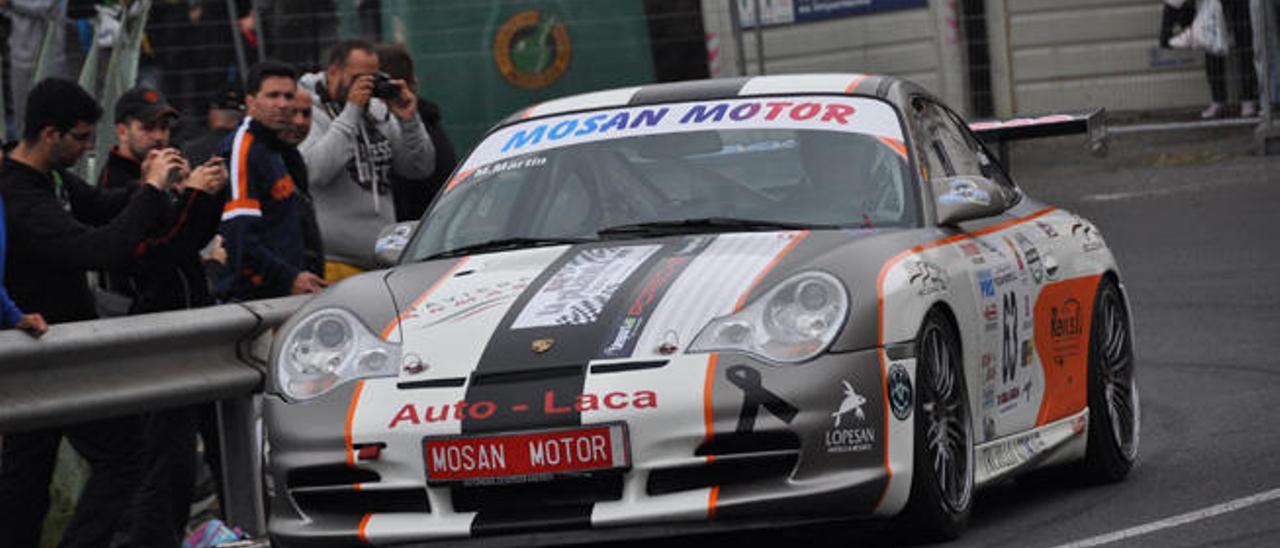 Modesto Martín, con Porsche 911 GT3.