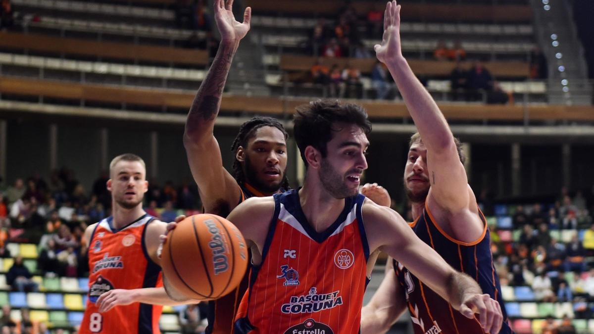 Jacobo Díaz, durante un partido del Leyma