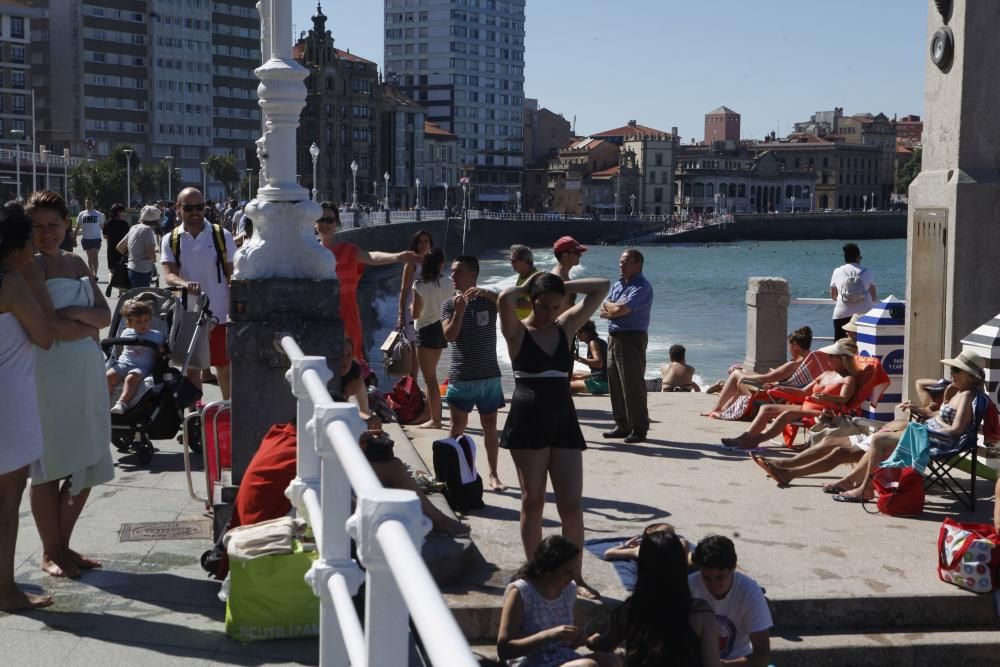 Buen tiempo en Gijón