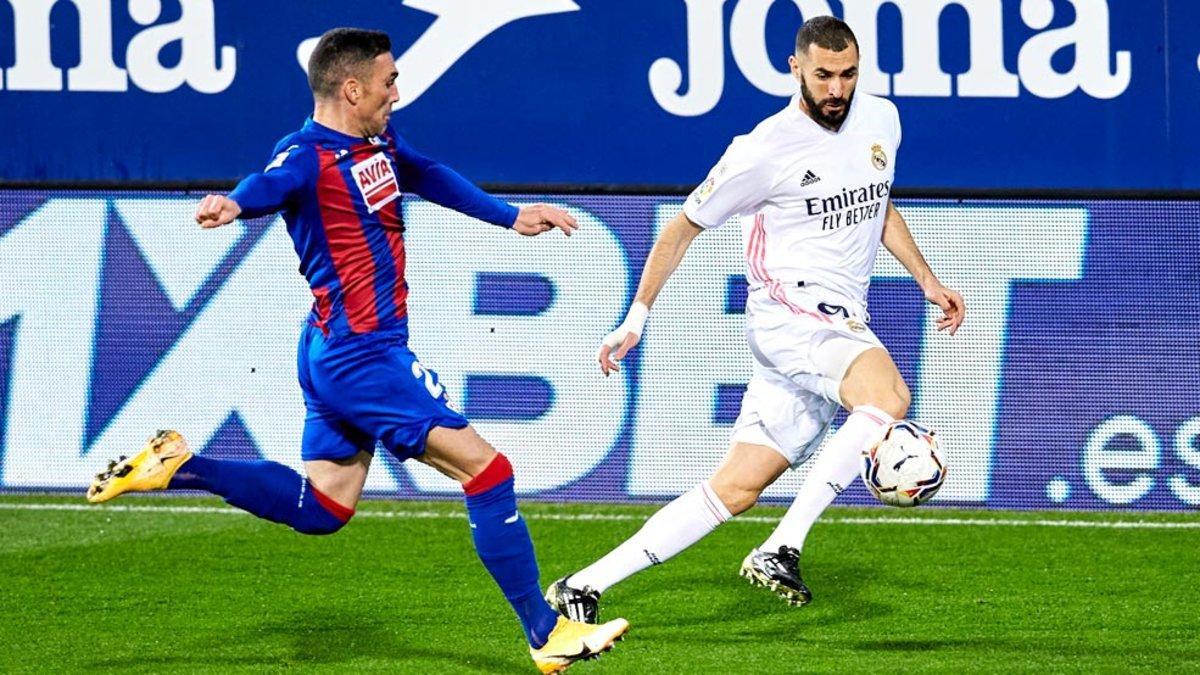 Karim Benzema fue clave en la victoria del Real Madrid en Eibar