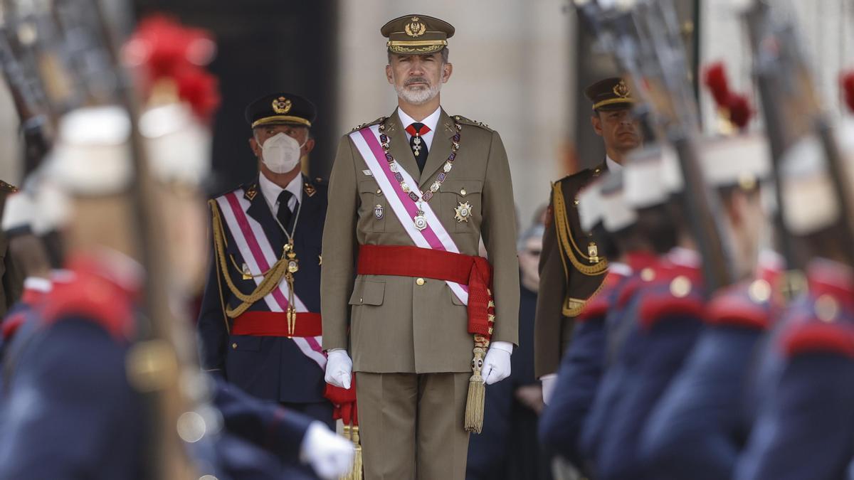 Felipe VI, presidiendo la reunión de la Real Orden de San Hermenegildo