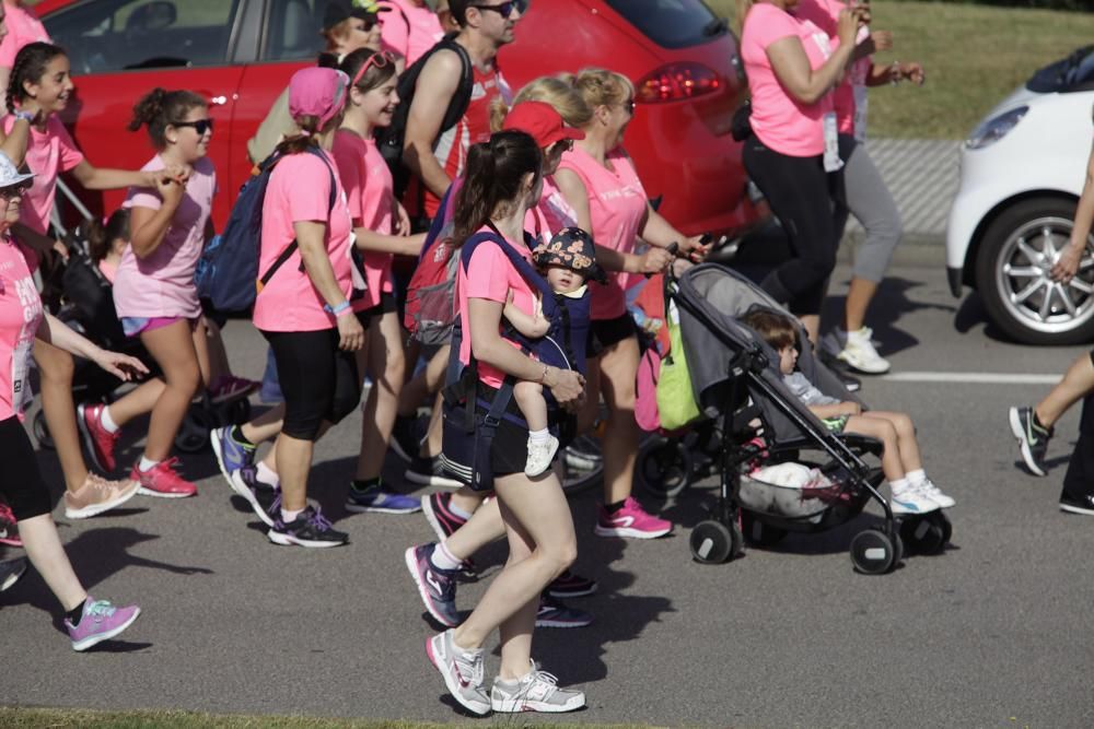 Carrera de la mujer en la zona este de Gijón.