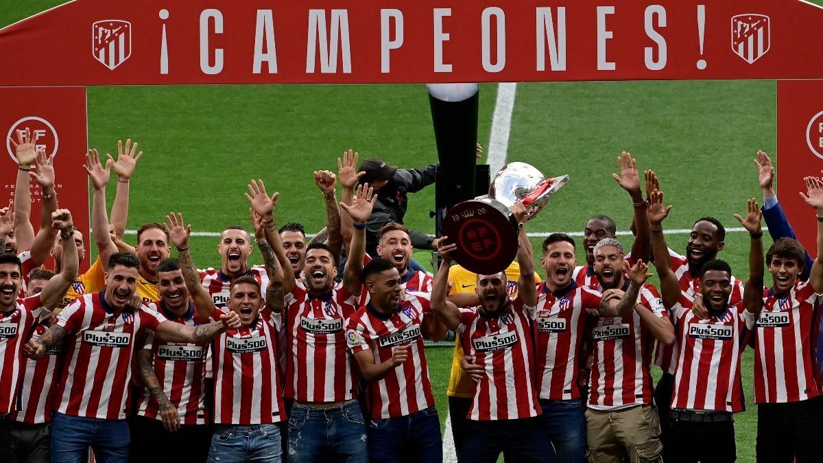 Koke alza el título liguero sobre el césped del Metropolitano