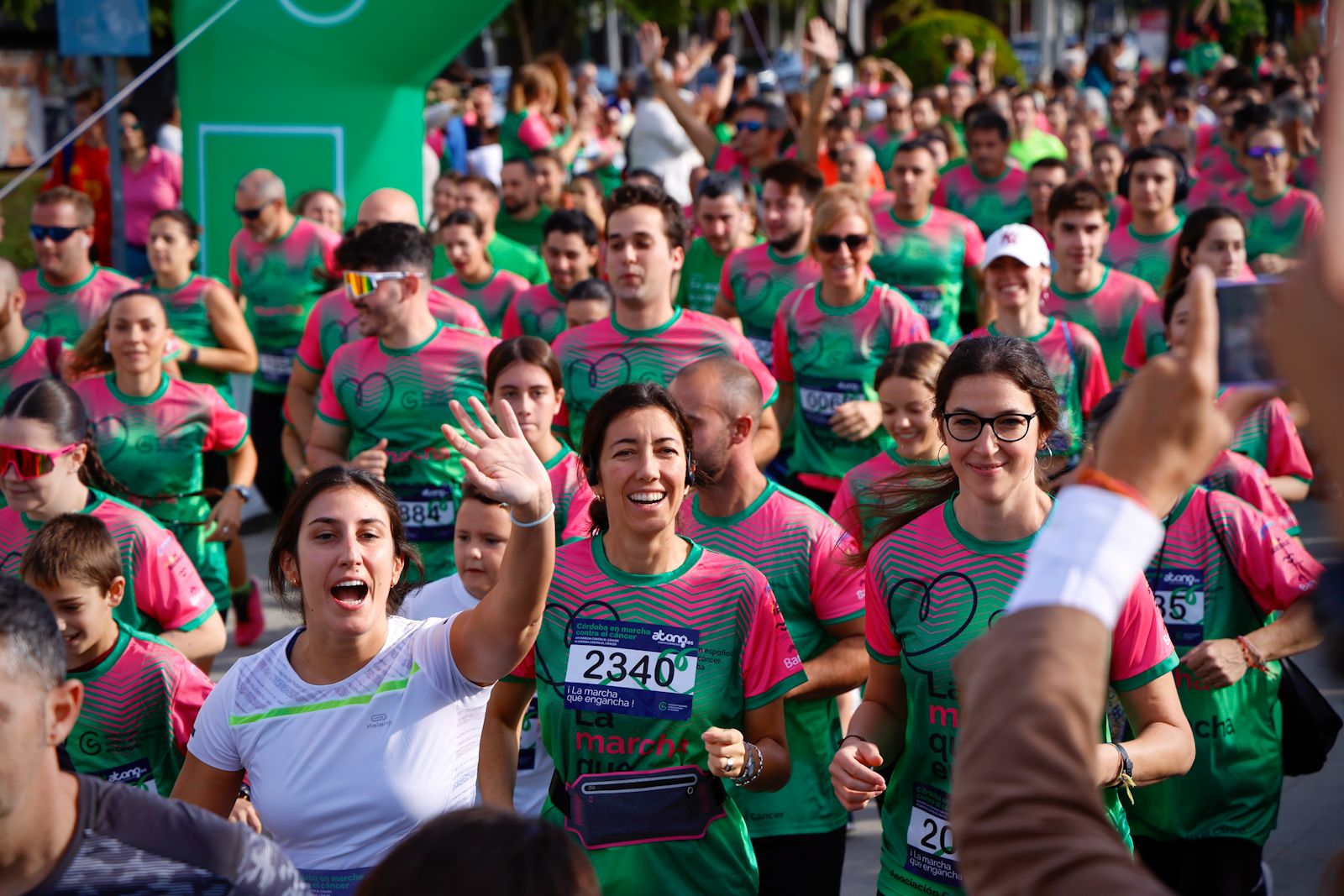 Marea verde contra el cáncer de mama