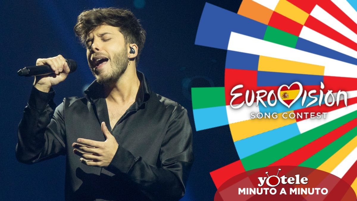 Blas Cantó en su segundo ensayo sobre el escenario de Eurovisión 2021