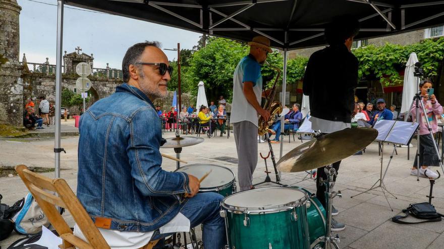 El quinteto Brass Atlantic pone el broche al íntimo Festival de Jazz de Meis