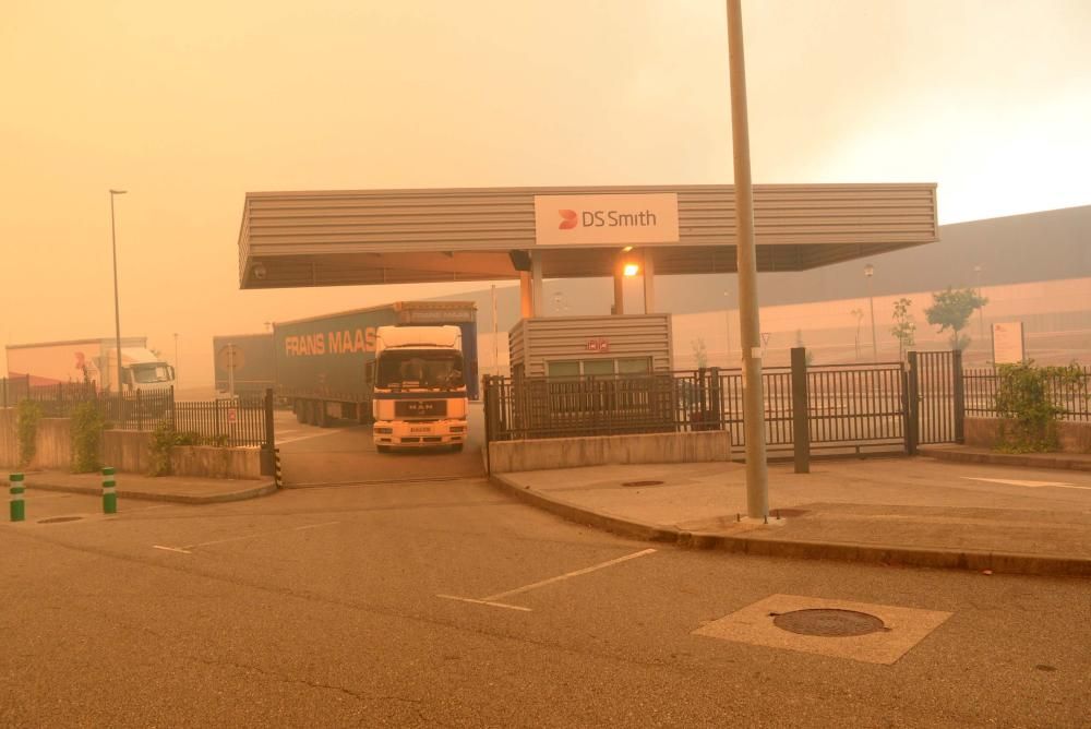 Incendio en Castroagudín