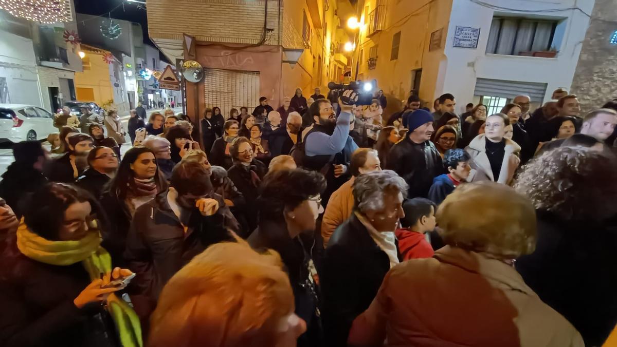 Mucha expectación este viernes por la tarde en Altura en la inauguración del belén.