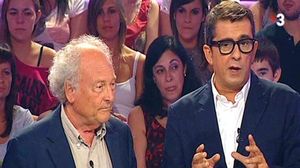 Buenafuente i Punset, en la presentació de la temporada (TV-3).