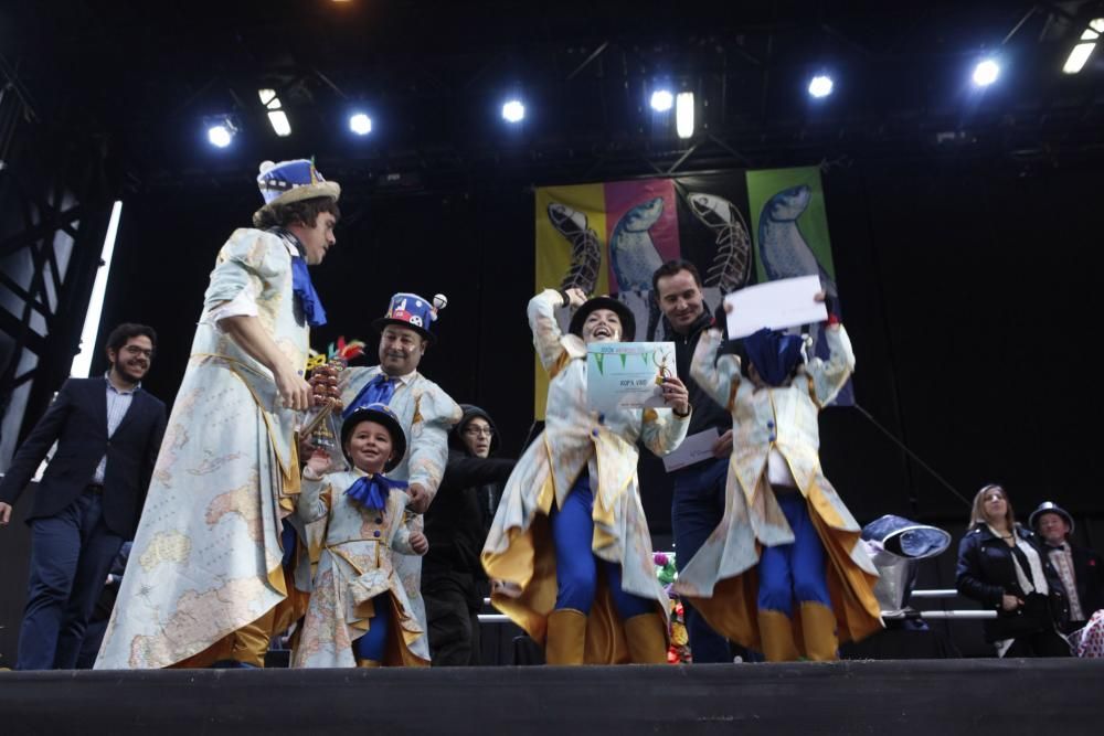 Entrega de premios del Antroxu de Gijón