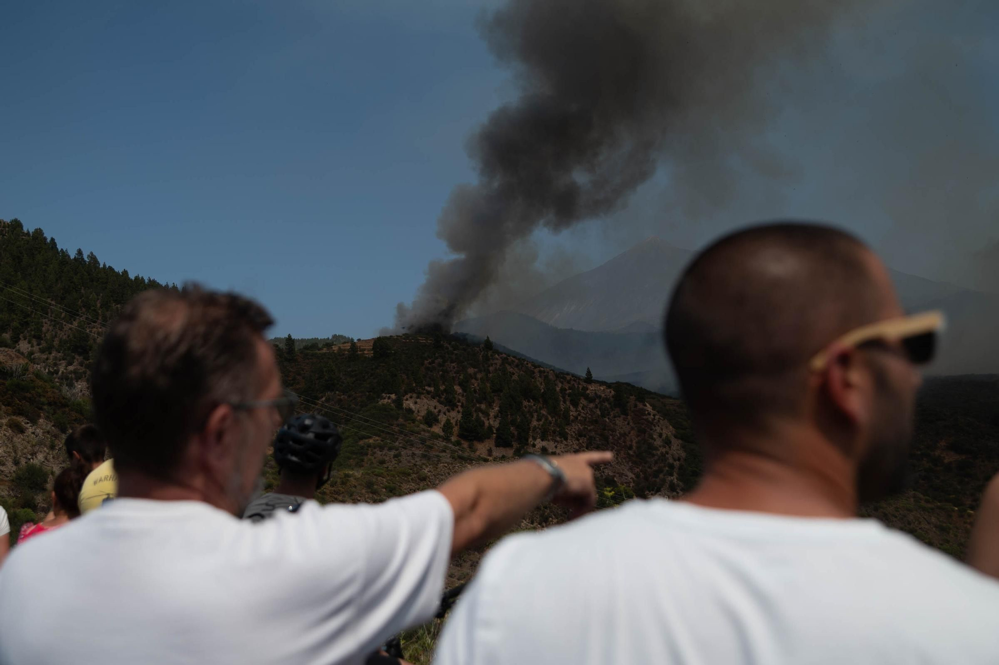 Imágenes del incendio declarado en El Tanque