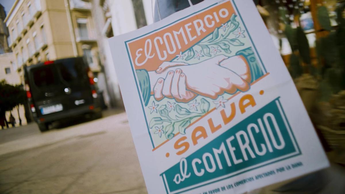 Bolsas solidarias 'inspiradas' en los sellos de 1957 para ayudar al comercio afectado por la dana