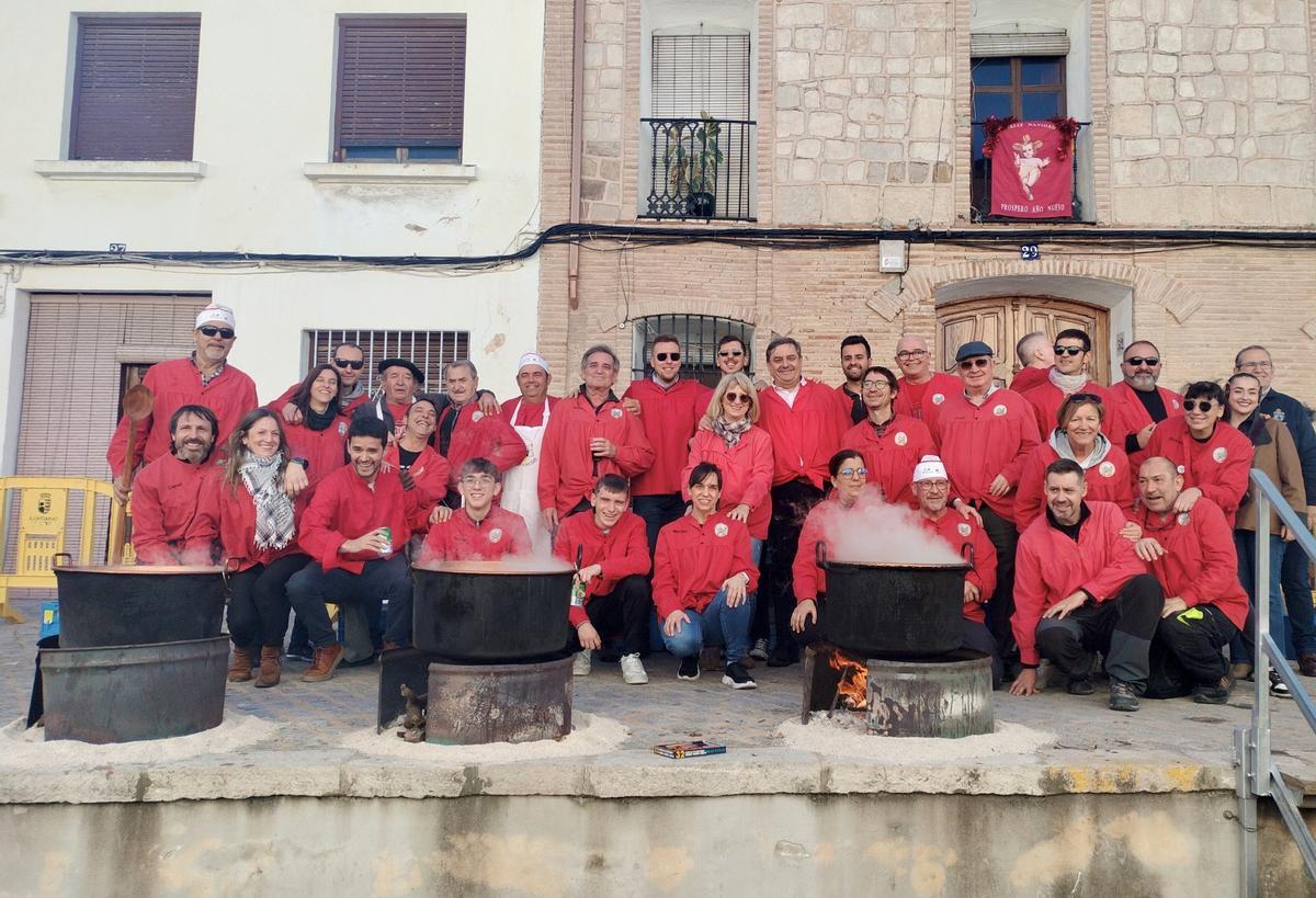 Los festeros, en una imagen de equipo