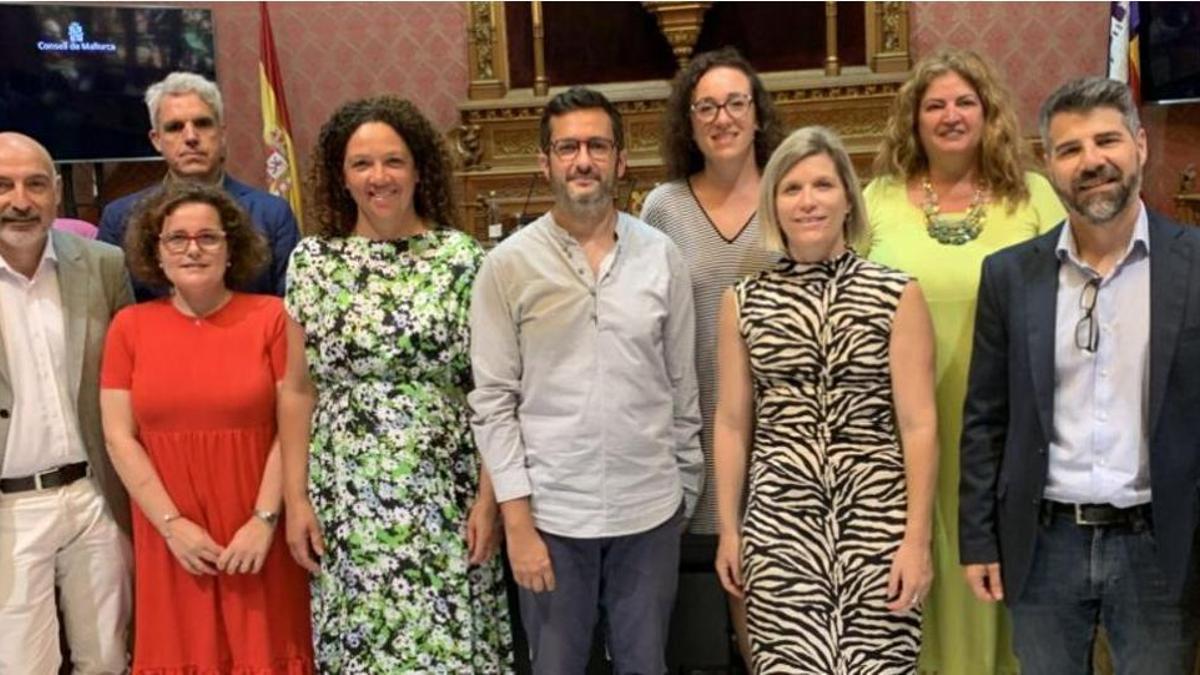 Los miembros socialistas en el Consell de Mallorca