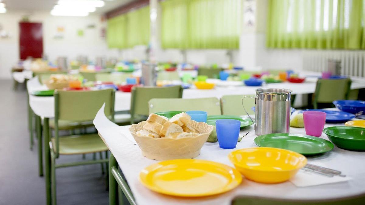 Imagen de un comedor escolar