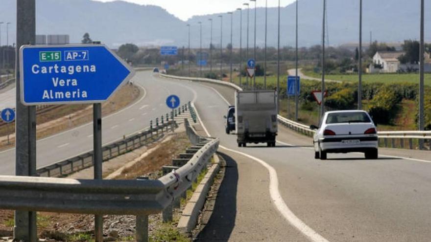 El juez obliga a Fomento a rescatar la autopista Cartagena-Vera el 1 de abril