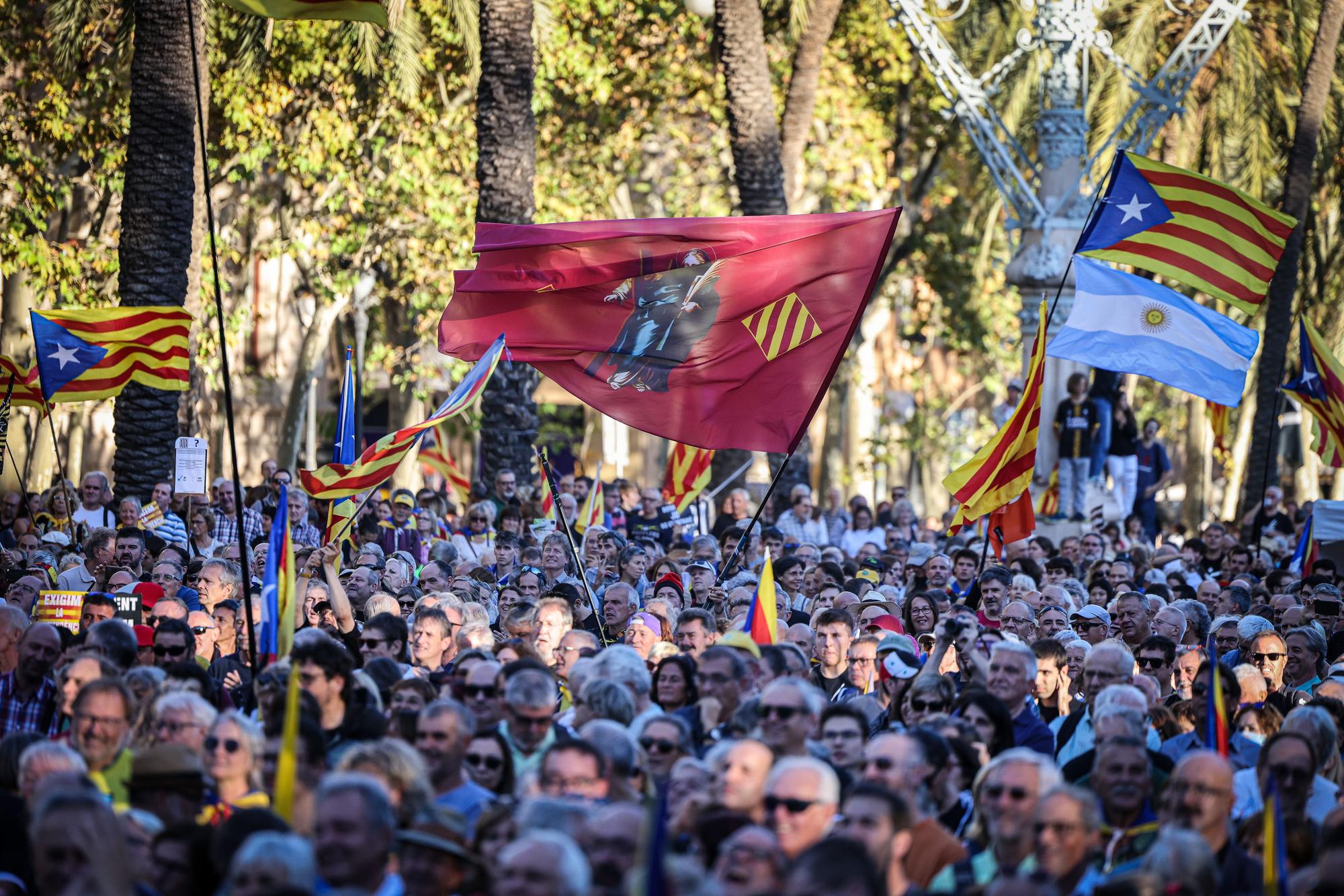 Commemoració dels 5 anys de l'1-O a Barcelona