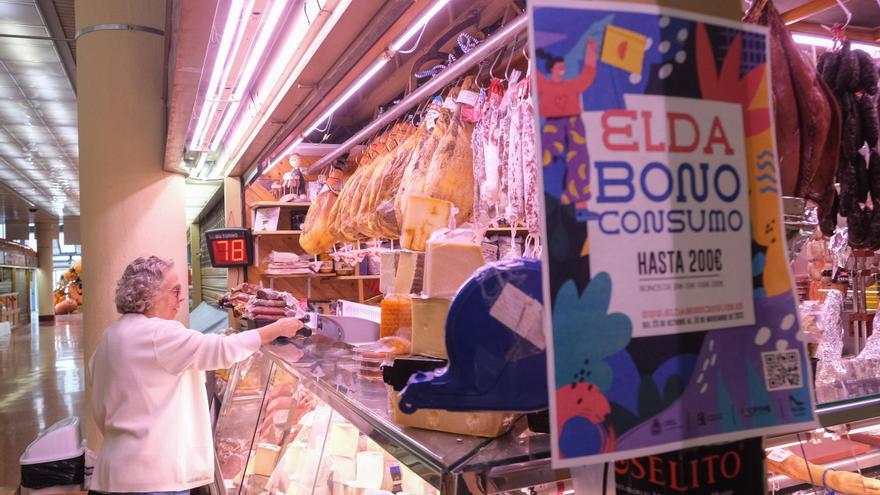 La campaña de los bono consumo de Elda incrementa en un 30% las ventas en el comercio local