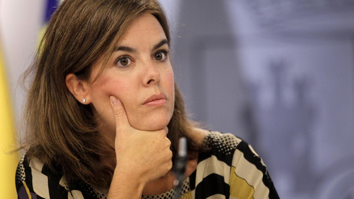 Soraya Sáenz de Santamaria, vicepresidenta del Gobierno