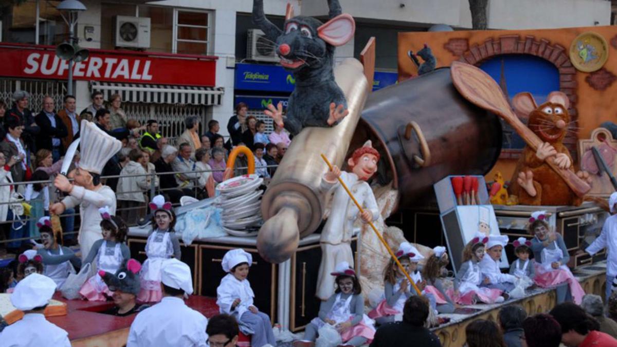 Una carrossa de la pel·lícula «Ratatouille». | VISIT PALAFRUGELL