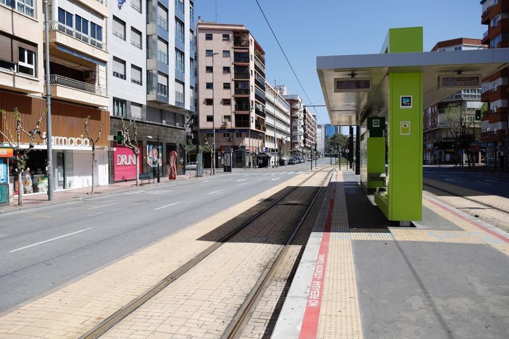 Murcia en su tercer domingo de confinamiento