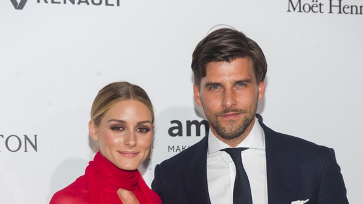 Olivia Palermo y Johannes Huebl en la Gala amfAR en París