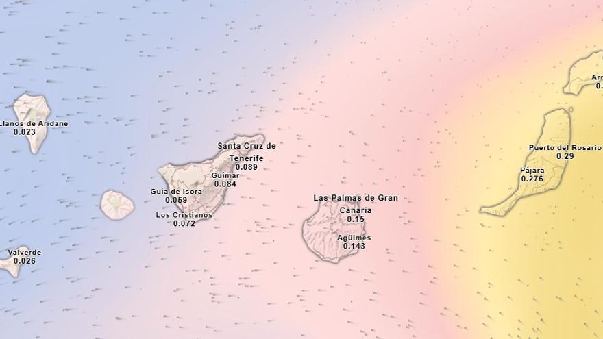 La calima regresa a Canarias este viernes con subida de temperaturas.