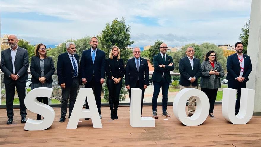 Fernando Valdés, Maria Eugènia Gay i representants polítics i del sector turístic de la província de Tarragona