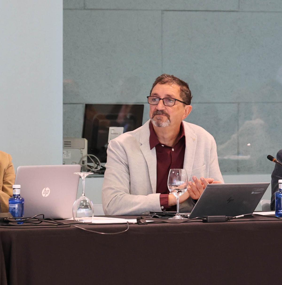 Javier Ruiz, ayer en Vigo.