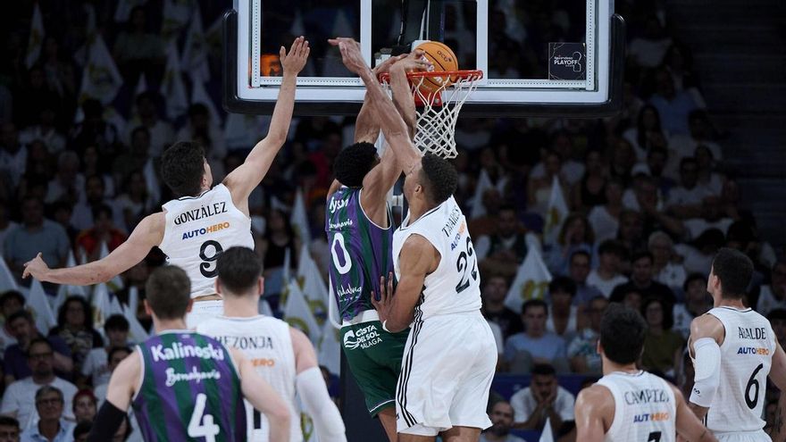Horario y dónde ver por TV el Real Madrid-Unicaja, segundo partido de semifinales de la Liga Endesa