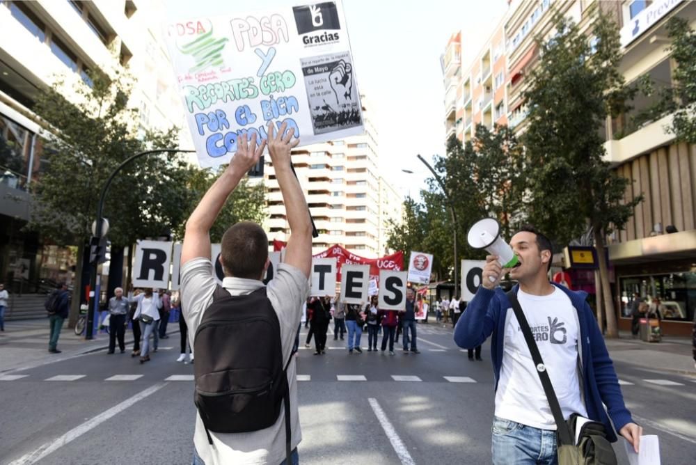 Manifestación del 1 de Mayo en Murcia