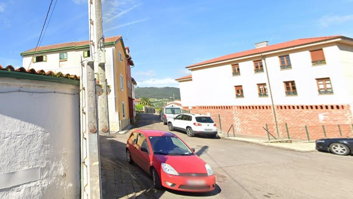 El camino de la Vallina, en El Pito (Cudillero), donde se produjo el fallecimiento.