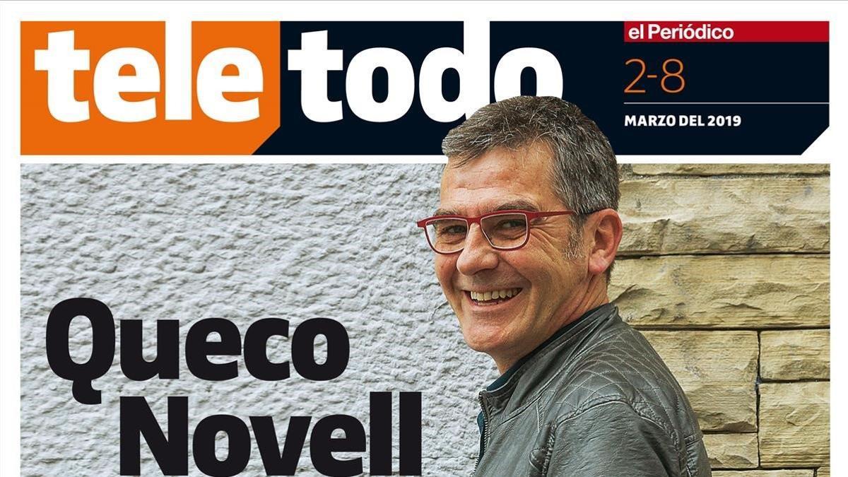 Queco Novell, en la portada de 'Teletodo'