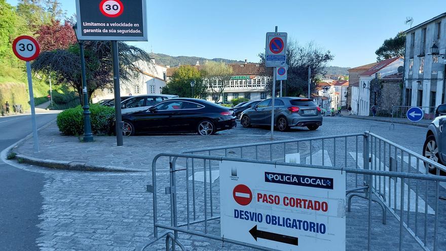 Nuevo corte de tráfico en Santiago: una de las principales vías de acceso al casco histórico estará cerrada todo el fin de semana