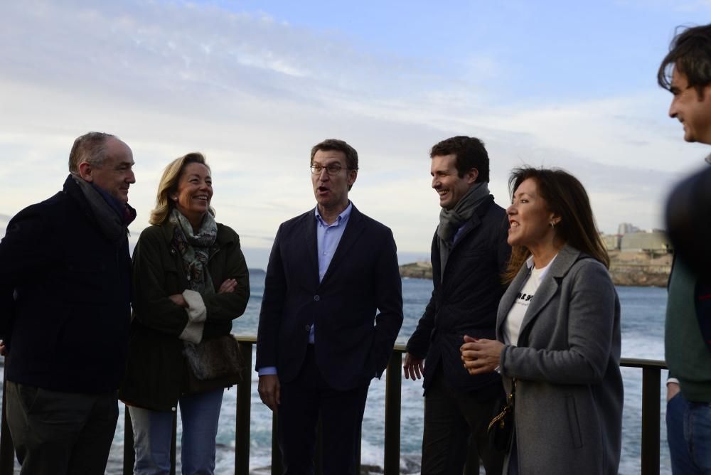 Visita de Pablo Casado a A Coruña