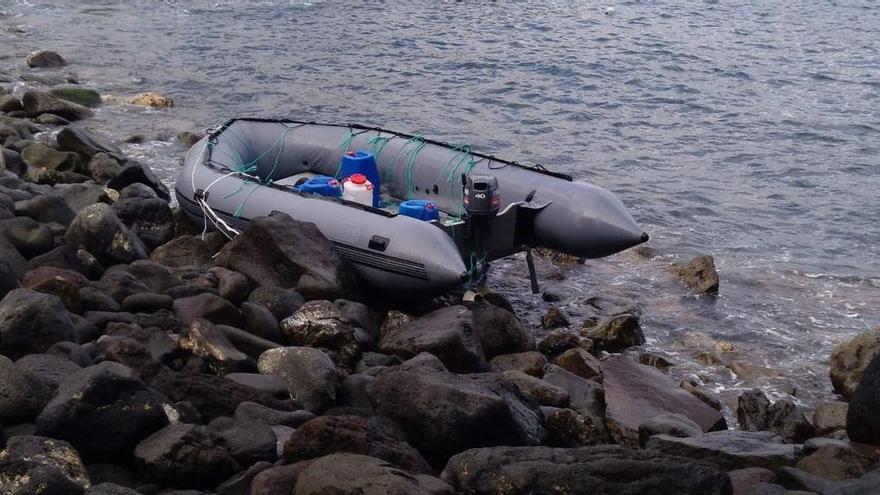 La narcopatera hallada en Tenerife.