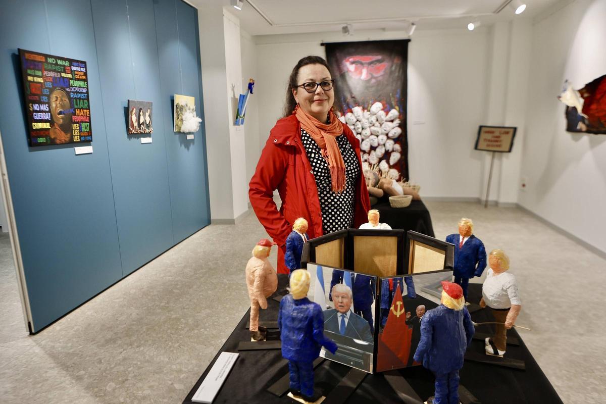 "Patrician Art", en la sala de exposiciones del Ateneo de La Calzada.