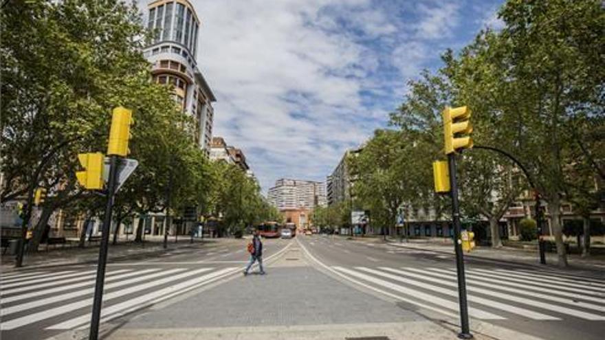 El confinamiento sostiene el cese de emisiones contaminantes en Zaragoza