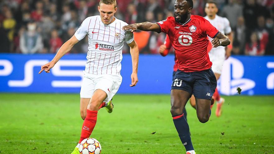 El Sevilla busca su primer triunfo europeo ante un Lille aletargado