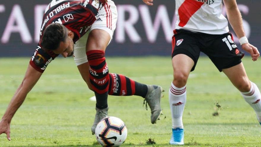 Pablo ante River en la final.