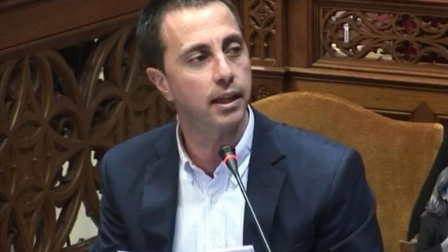 Archivo - El portavoz del PP en el Consell de Mallorca, Llorenç Galmés.