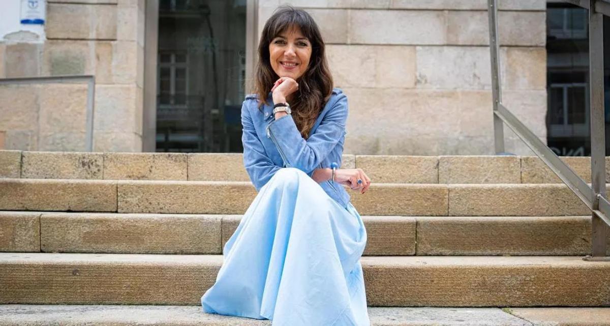 Concepción Campos, frente al MARCO.