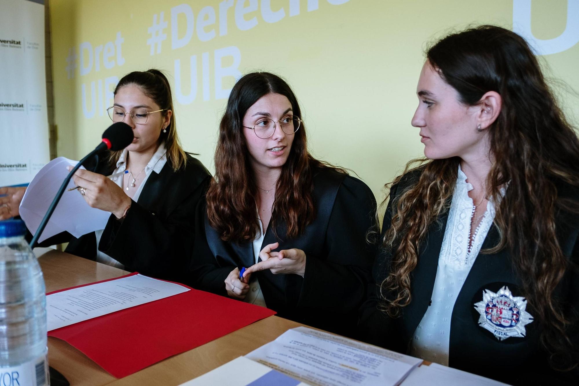 Así ha sido el primer juicio simulado de la UIB