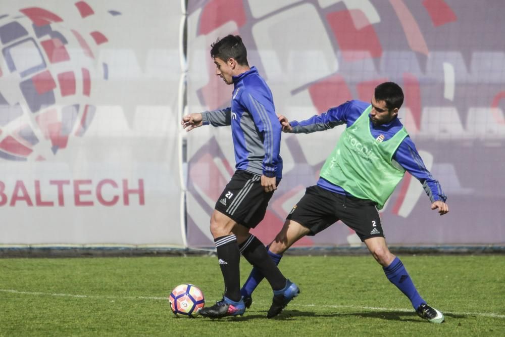 Entrenamiento del Real Oviedo en El Requexón