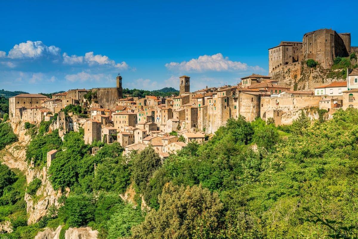 Sorano, Toscana, Italia