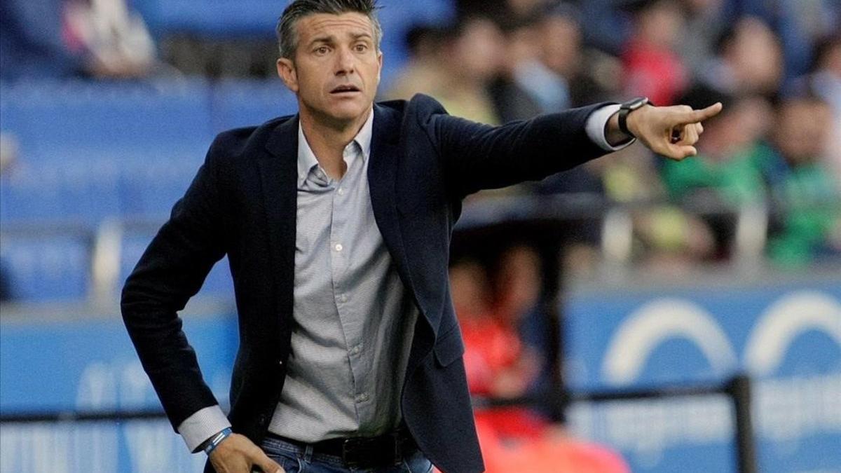 Josep Lluís Martí, durante su época como entrenador del Deportivo la pasada temporada.