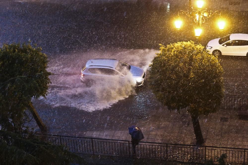 Granizada en Oviedo