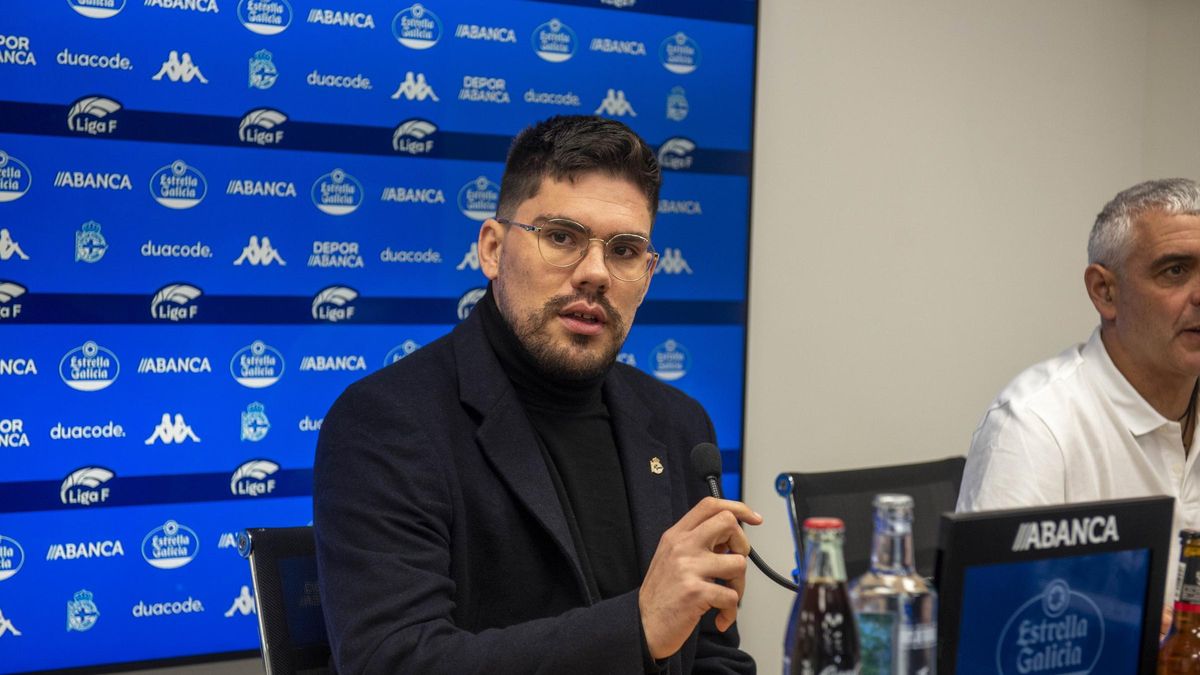 Kevin Cabado, responsable del Dépor Abanca